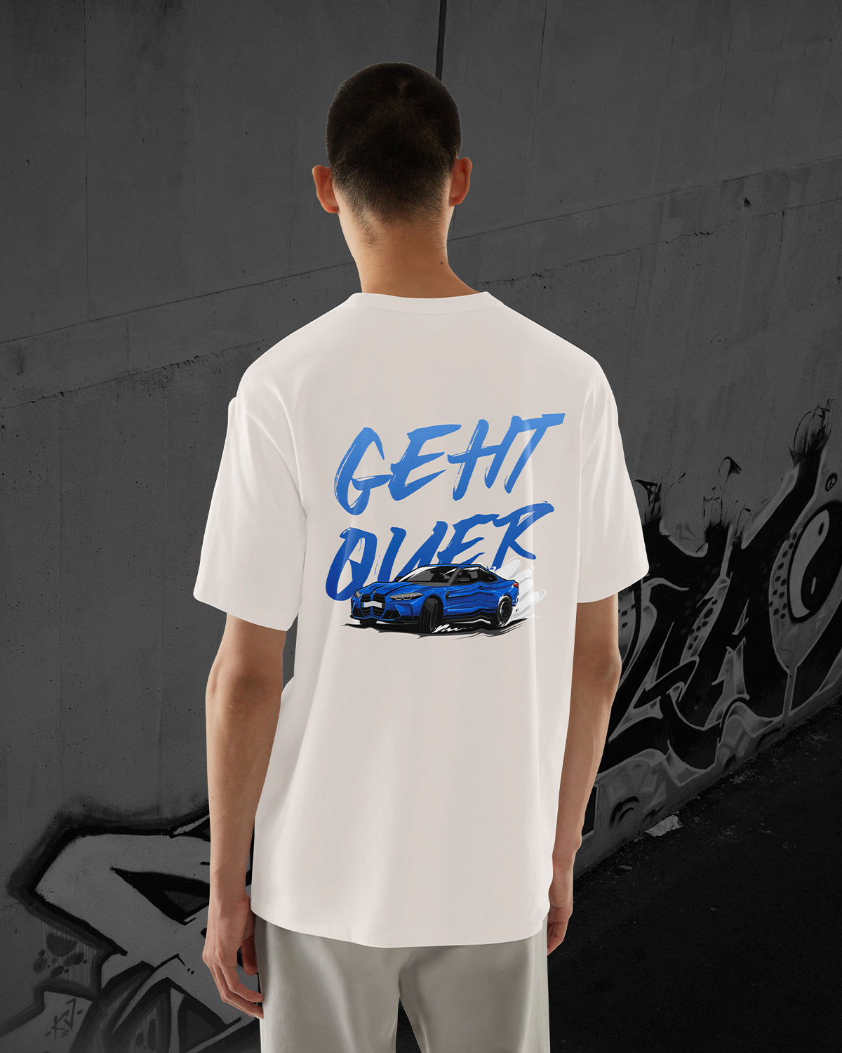 BMW M4 GEHT QUER - Oversized T-Shirt